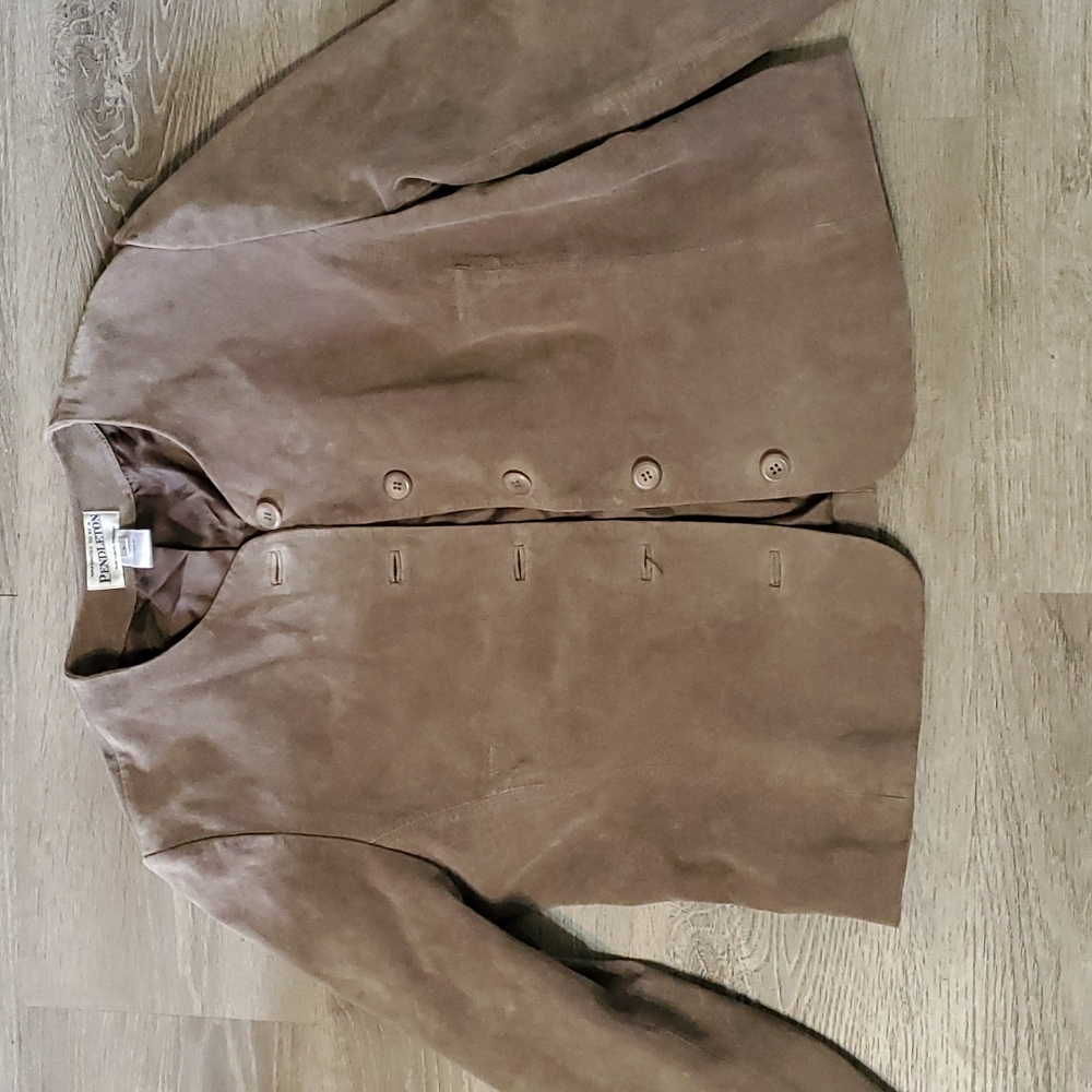 Pendleton Leather Jacket L - image 2